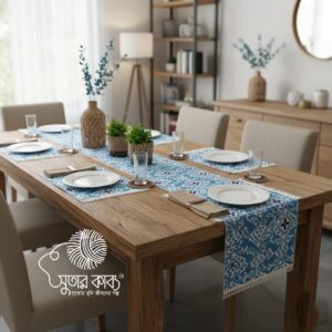 Artisan Woven 100% Cotton - Traditional Geometric & Floral Designs for Modern Dining Decor